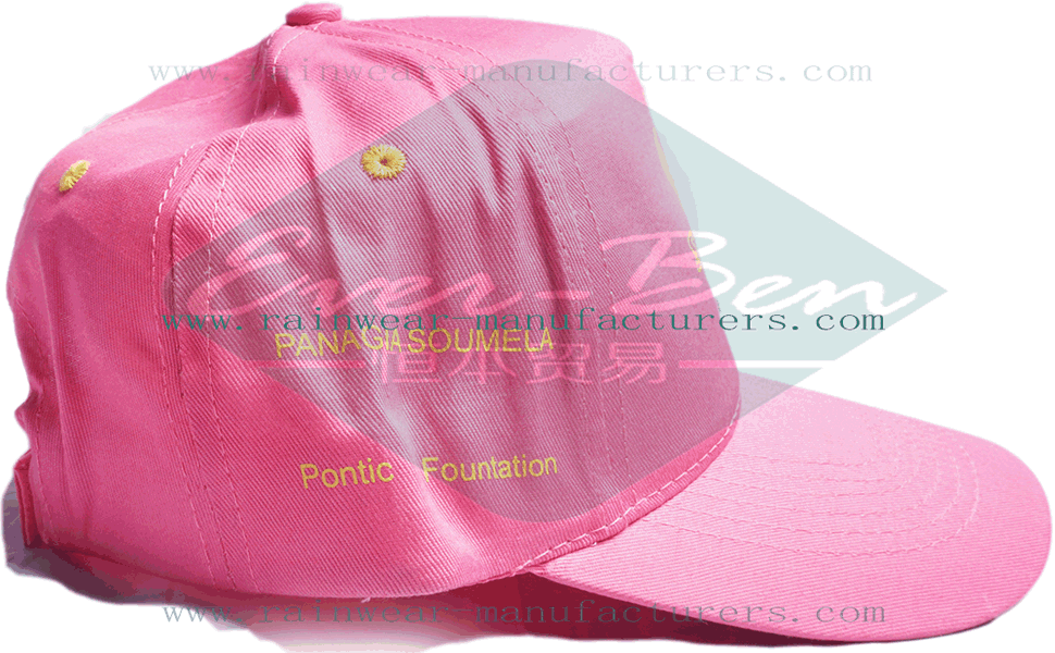 Pink ball cap hats supplier.jpg